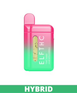 ELF THC | ELF BAR THC | Sour Apple Bubble - Edlarin Blend Disposable Vape Pen - 5g