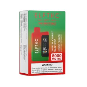 elf thc thc8000 8g critical cherry smackerz
