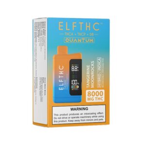 elf thc thc8000 8g tangerine moonrocks