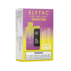 elf thc thc8000 8g lemonade purp smash