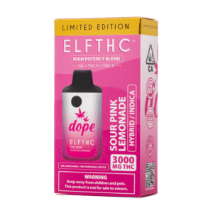 elf thc thc3000 3g sour pink lemonade